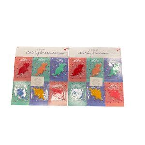 Stretchy Dinosaurs 12 Count Set For Valentines Day Gifts & Party Favors